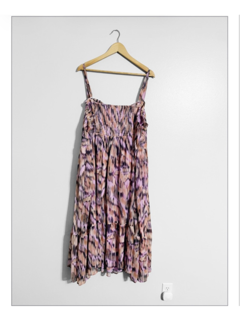 Torrid chiffon Tiered Midi Dress - Picture 4 of 4